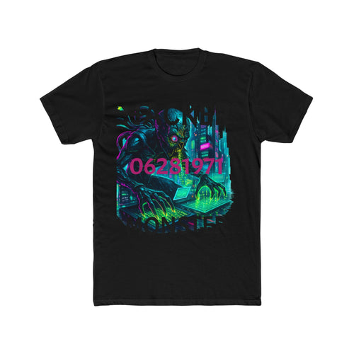 HACKER Monster Tee — Cyberpunk Cthulhu Graphic T-Shirt (06/28/1971)