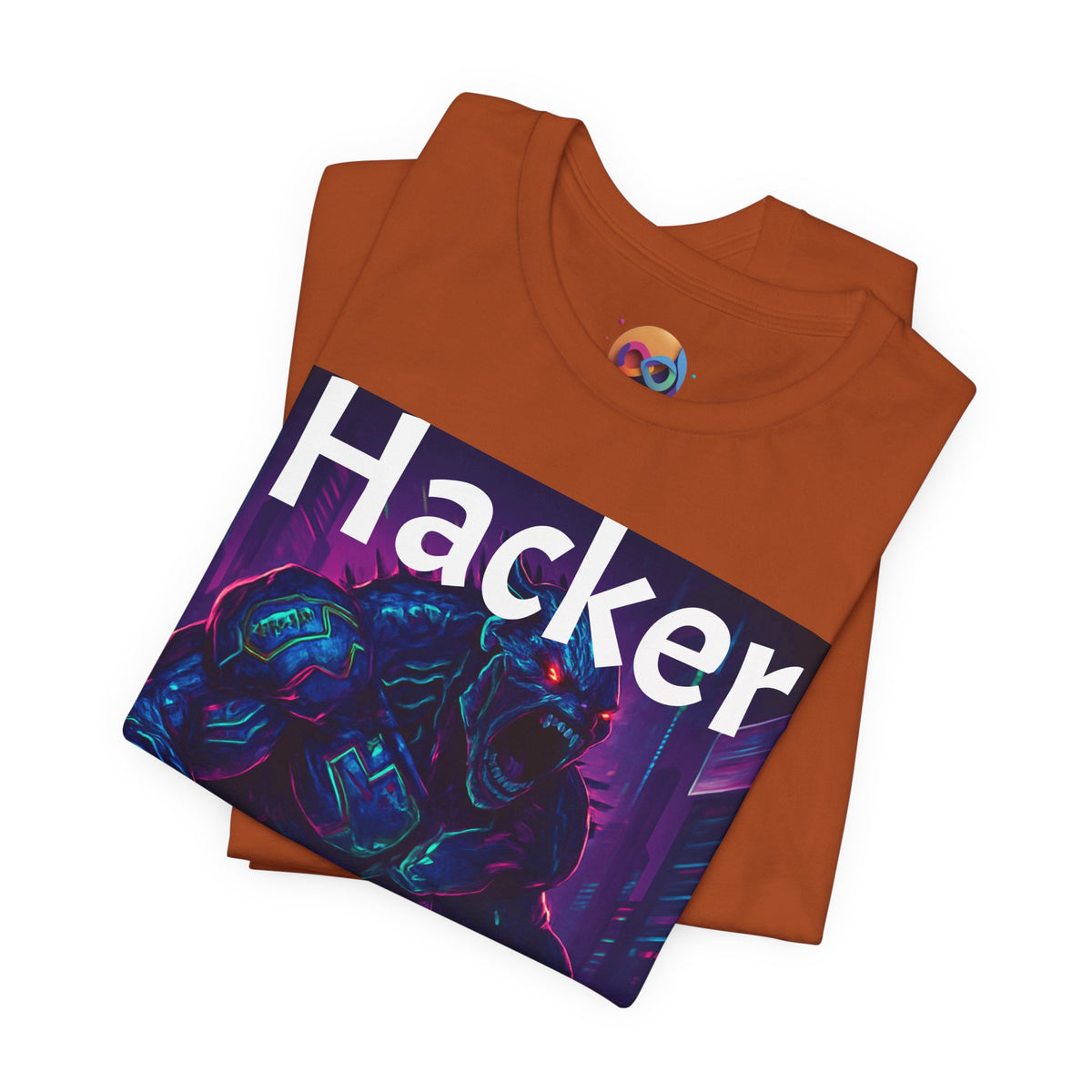 HACKER— '06/28/1971' Graphic tee. Dark Creature Illustration