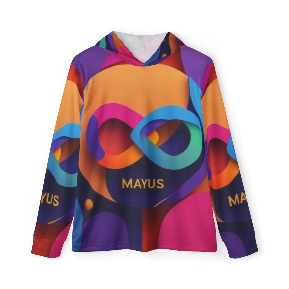 Colorburst Infinity Hoodie — MAYUS Graphic Sports Warmup Hoodie