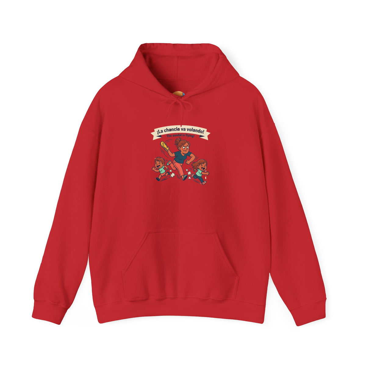 'LA CHANCLA' va volando Unisex Heavy Blend™ Hooded Sweatshirt