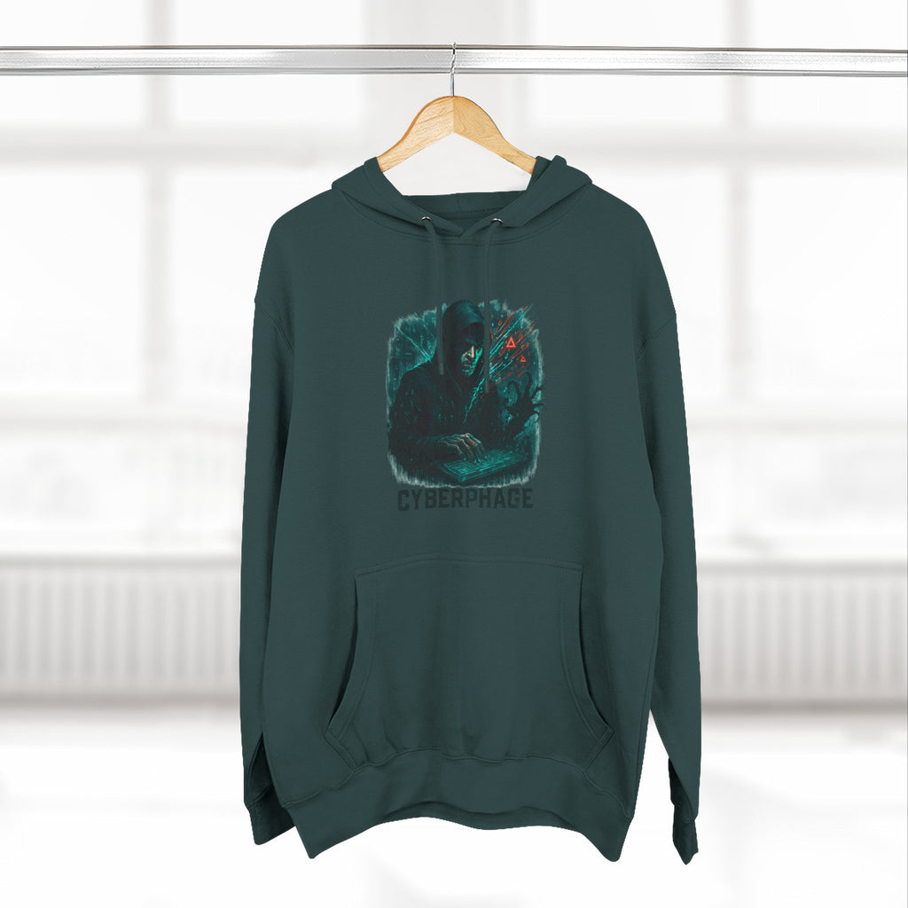 HALLOWEEN Cyberphage Graphic Hoodie | Cozy Fleece Sweatshirt.