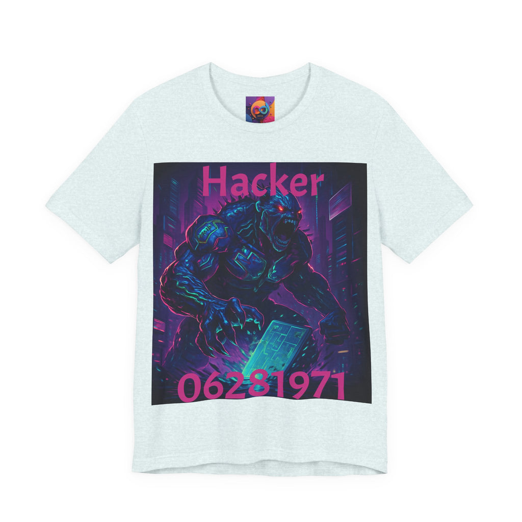 Monster Graphic Tee — '06/28/1971.' Dark Creature Illustration