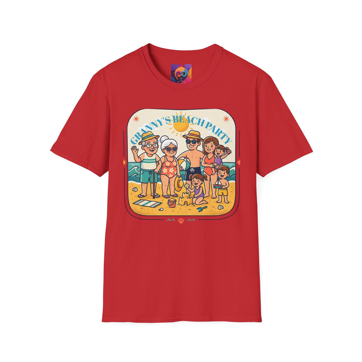 GRANNY’S  Party T-Shirt | Family Beach Cartoon Design